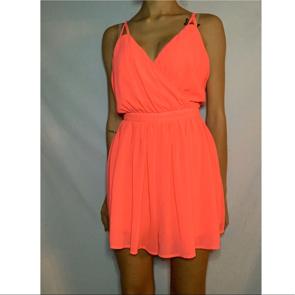 hot pink romper